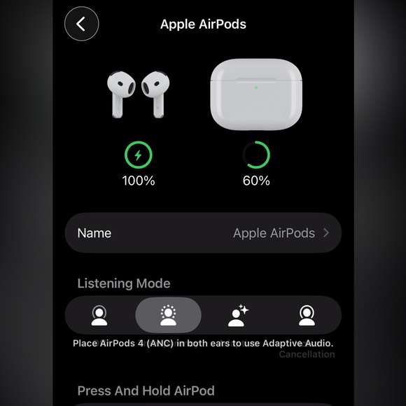 🔥Apple AirPods 4 ANC Wireless White - Picture 3 of 4